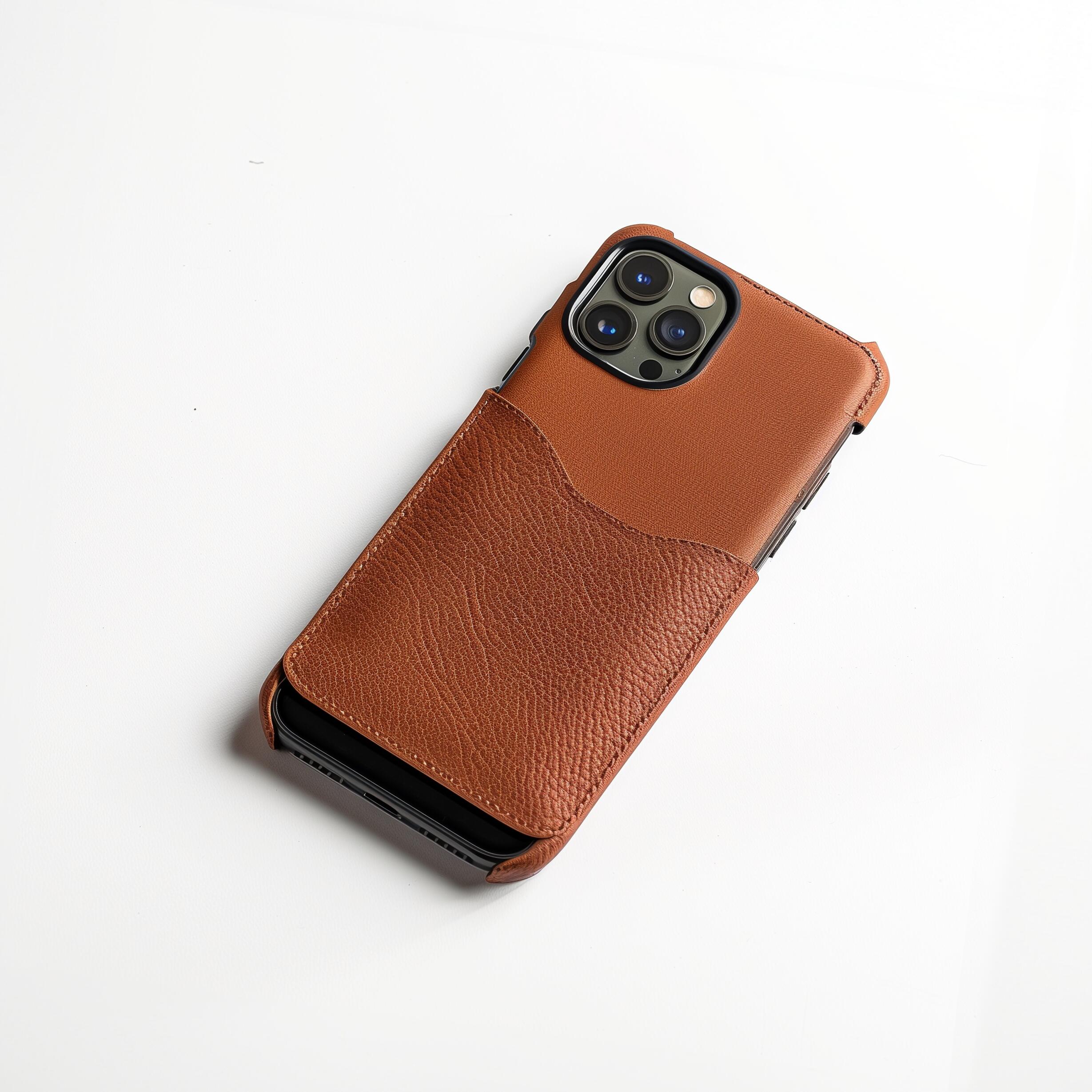 Orange Case Leather