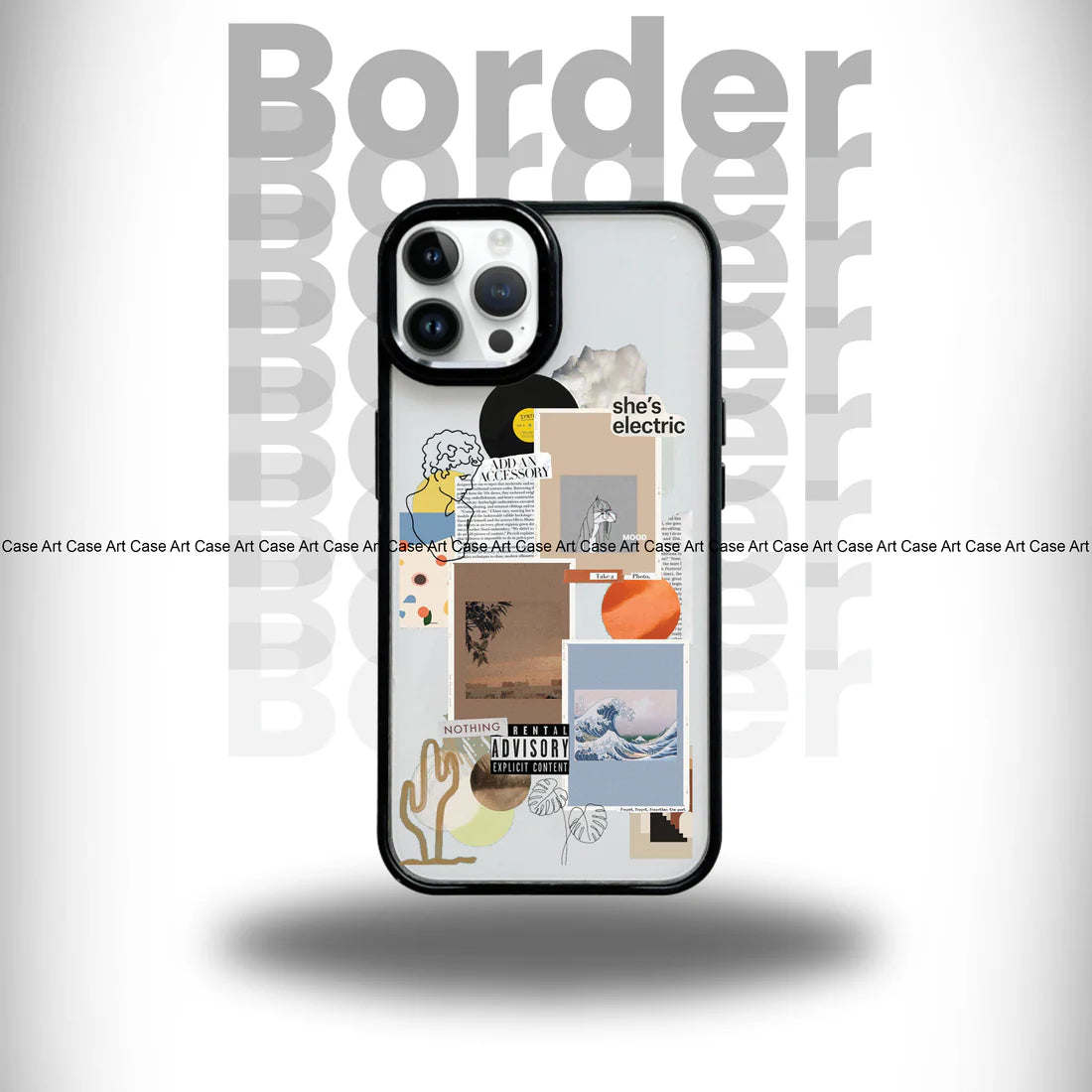 She's Electric Black Border Case